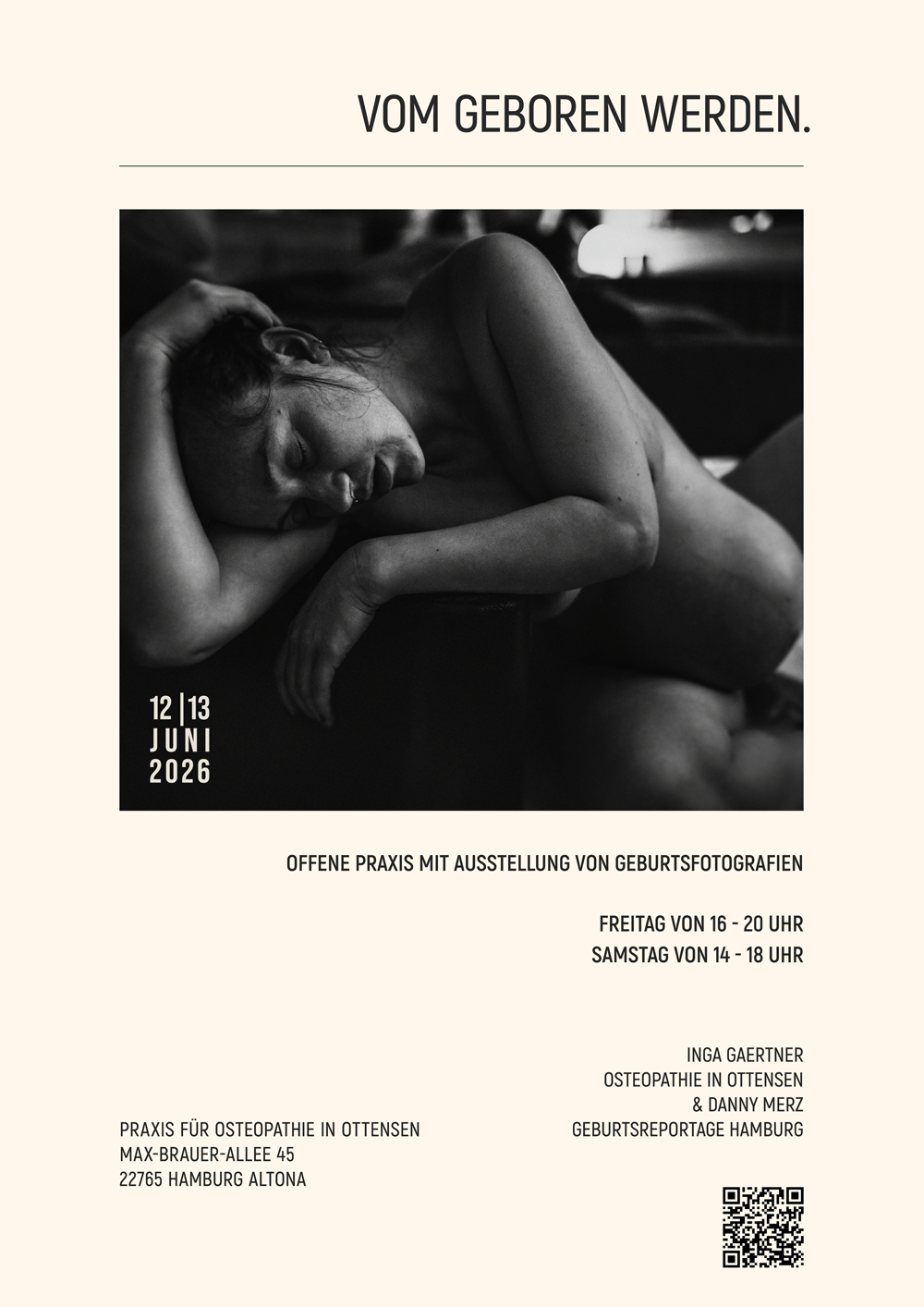 2026 Einladung Poster Offene Praxis und Ausstellung